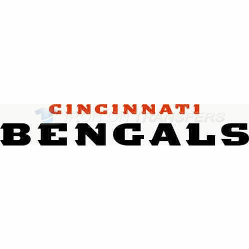 Cincinnati Bengals Iron-on Stickers (Heat Transfers)NO.464
